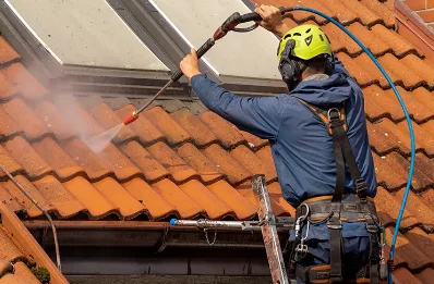 Démoussage et hydrofuge de toiture à Ouvans